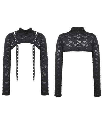 BW084 Bolero Gótico con Capucha