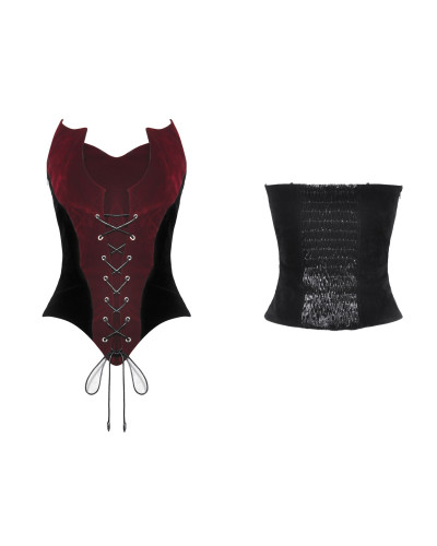 Elegant Gothic Velvet T-Shirt