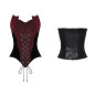 Red and Black Velvet Top Red and Black Velvet Top