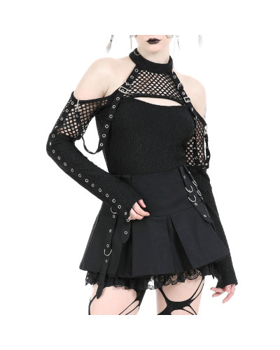 Gothic T-Shirt with Mesh