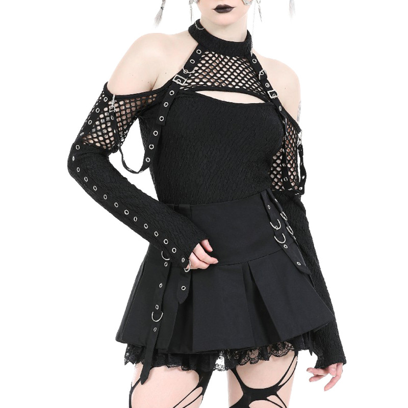 Gothic T-Shirt with Mesh