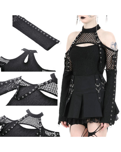 Gothic T-Shirt with Mesh
