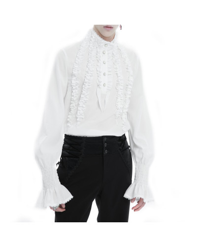 Chemise Gothique Noire pour Homme