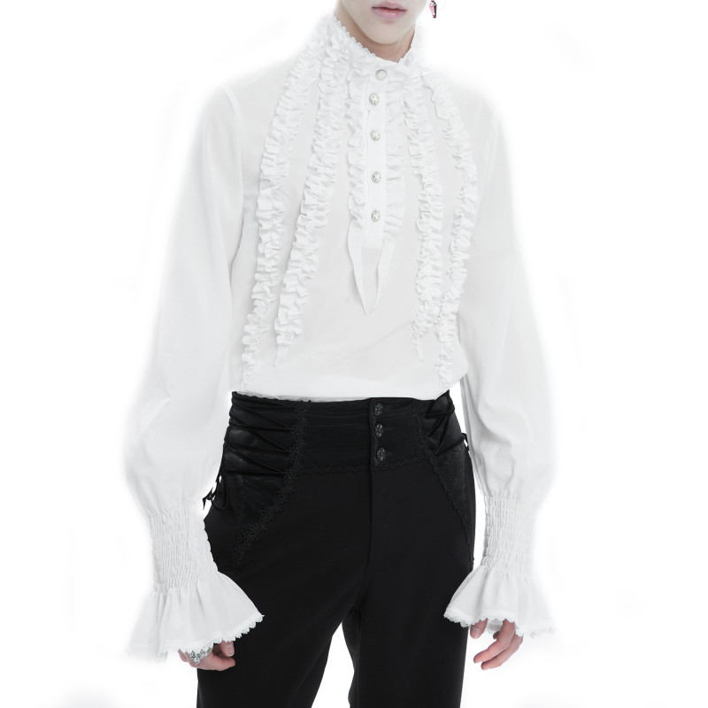 Black Gothic Shirt for Men