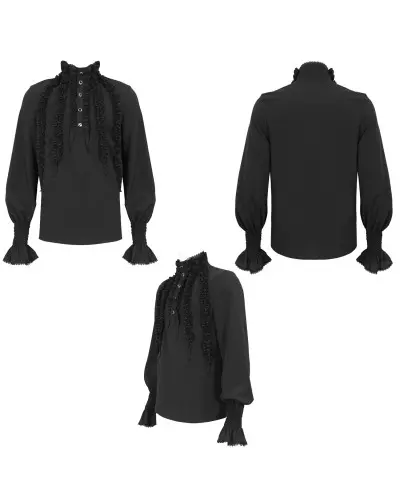 Chemise Noire pour Homme de la Marque Devil Fashion à 75,00 €