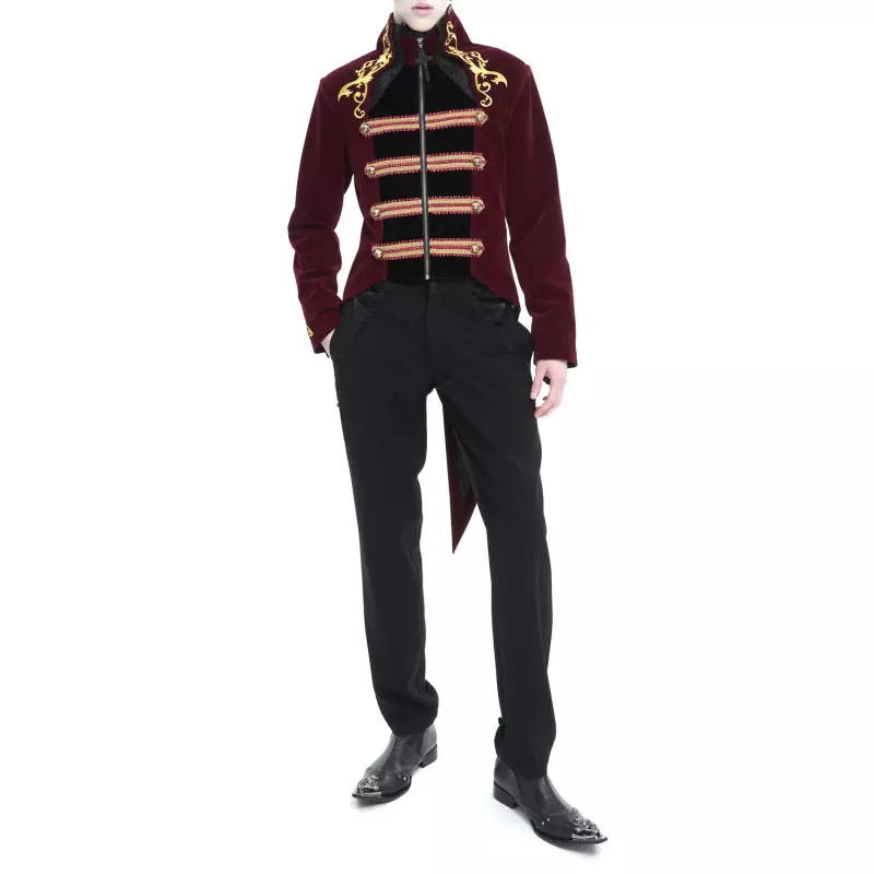 Elegant Red Jacket for Men from Devil Fashion Brand at €175.00