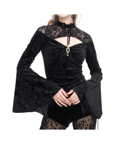 Gothic T-Shirt with Lace