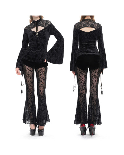 Gothic T-Shirt with Lace