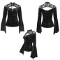 T-Shirt with Black Lace