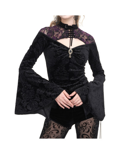 Gothic T-Shirt with Lace