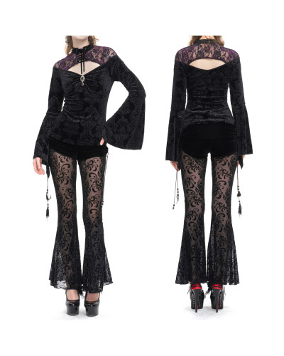 Gothic T-Shirt with Lace