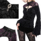 T-Shirt avec Dentelle Lilas