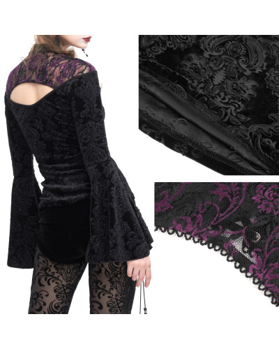 Gothic T-Shirt with Lace