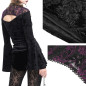 T-Shirt avec Dentelle Lilas