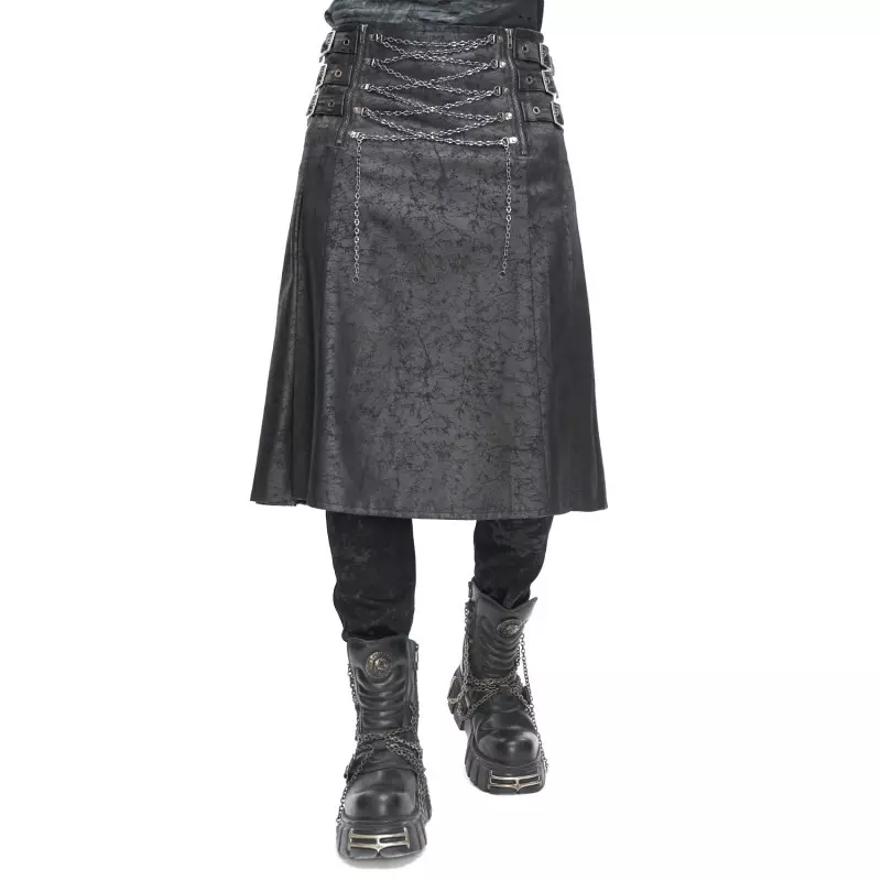 Skirt with Buckles for Men from Devil Fashion Brand at €110.00