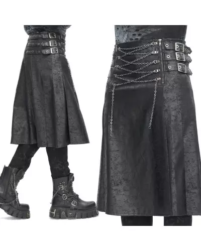 Skirt with Buckles for Men from Devil Fashion Brand at €110.00