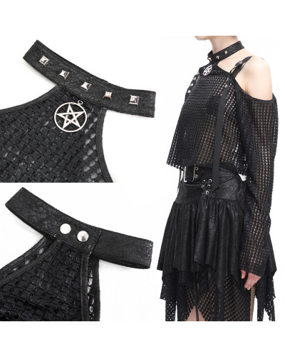 Camiseta Gótica con Pentagrama