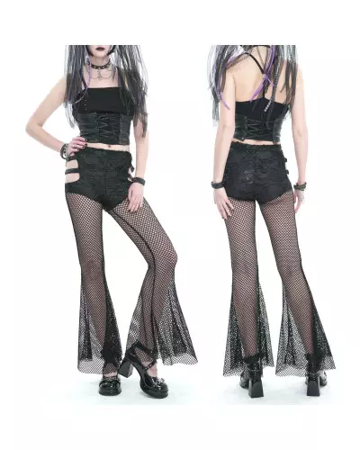 Transparente Leggings aus Netzstoff der Devil Fashion-Marke für 55,00 €
