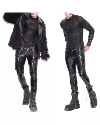 Faux Leather Pants for Men from Devil Fashion Brand at €92.50