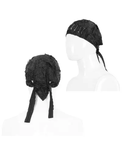 Bandana Cap with Safety Pins for Men from Devil Fashion Brand at €26.50