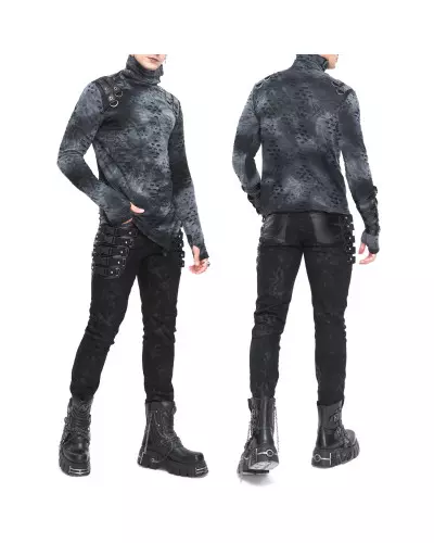 Pantalon avec Boucles pour Homme de la Marque Devil Fashion à 95,00 €