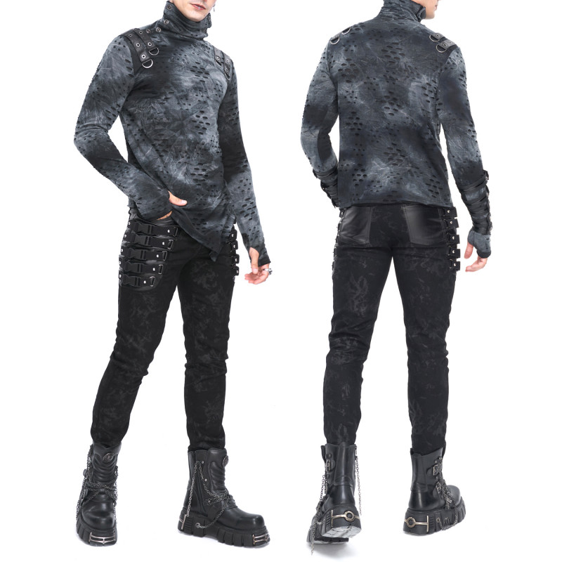 Pantalón con Hebillas para Hombre