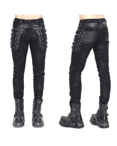 Pantalón Gótico con Tachuelas para Hombre