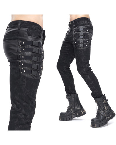Pantalón Gótico con Tachuelas para Hombre