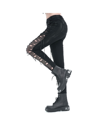 Gothic Pants with Mesh