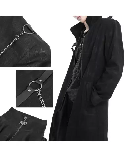 Jaqueta Assimétrica com Corrente para Homem da Marca Devil Fashion por 159,90 €