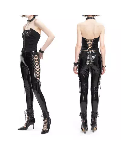 Korsage mit Reißverschluss und Nieten der Devil Fashion-Marke für 55,50 €