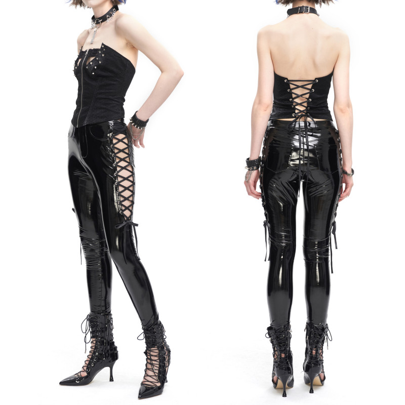 Corset with Zipper and Studs