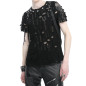 T-Shirt with Mesh and Studs for Men T-Shirt with Mesh and Studs for Men
