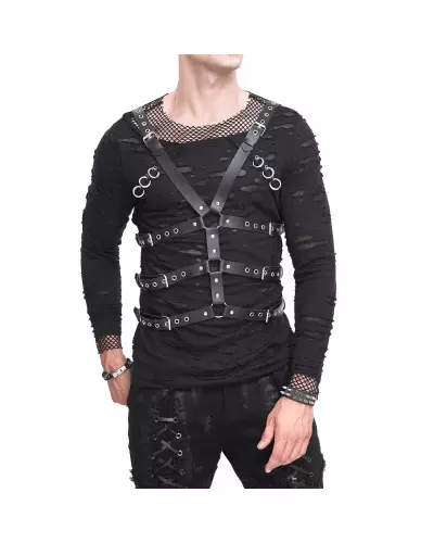 Harness mit Schnallen für Männer der Devil Fashion-Marke für 35,00 €