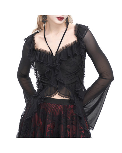 Camiseta Gótica Transparente
