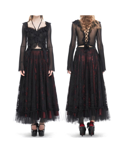 Durchsichtiges Gothic T-Shirt