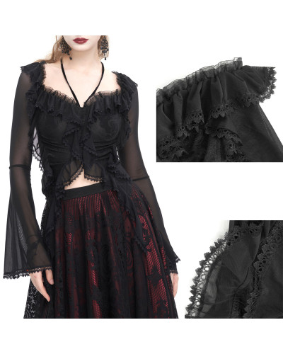 Camiseta Gótica Transparente