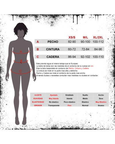 Camiseta Gótica Transparente