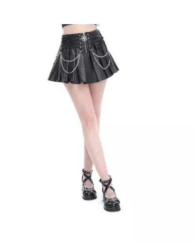 Minifalda con Cadenas marca Devil Fashion a 75,00 €