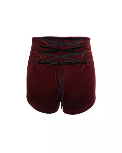 Short Rouge avec Chaînes de la Marque Devil Fashion à 47,90 €