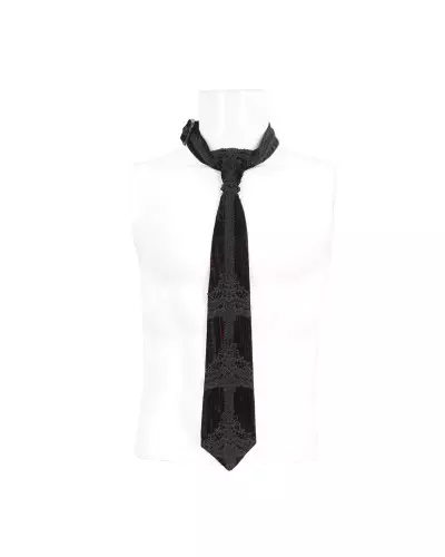 Schwarz-Rote Krawatte für Männer der Devil Fashion-Marke für 33,90 €