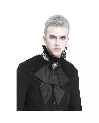 Schwarzer Jabot für Männer der Devil Fashion-Marke für 41,50 €