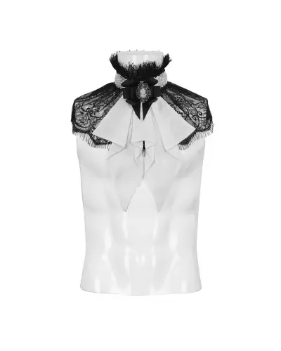 Schwarz-Weißer Jabot für Männer der Devil Fashion-Marke für 41,50 €