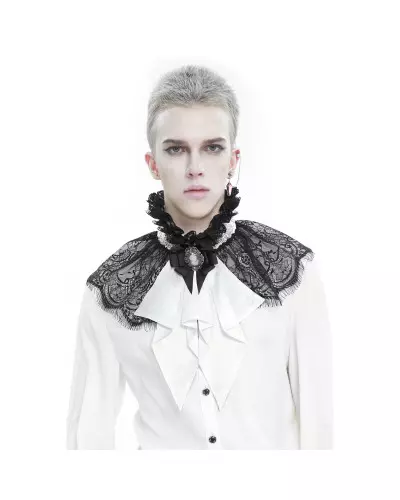 Jabot Noir et Blanc pour Homme de la Marque Devil Fashion à 41,50 €