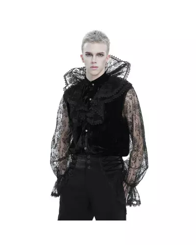 Shirt with Lace for Men from Devil Fashion Brand at €89.00