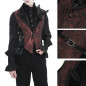 Elegant Black and Red Vest for Men