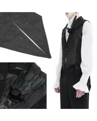 Chaleco Negro Elegante para Hombre marca Devil Fashion a 97,50 €