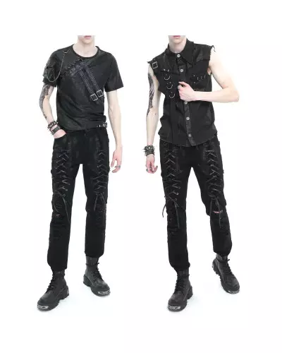 Calças com Cruzados para Homem da Marca Devil Fashion por 95,00 €