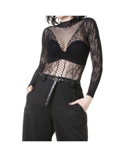 Body Gótico de Rejilla