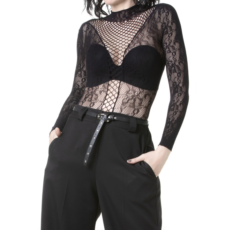 Body Gótico de Rejilla